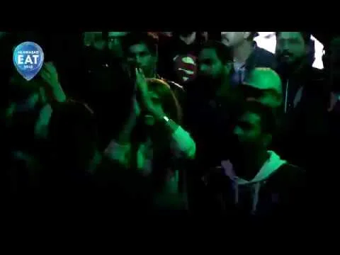 Кадр из аэросъемки фестиваля Islamabad Eat